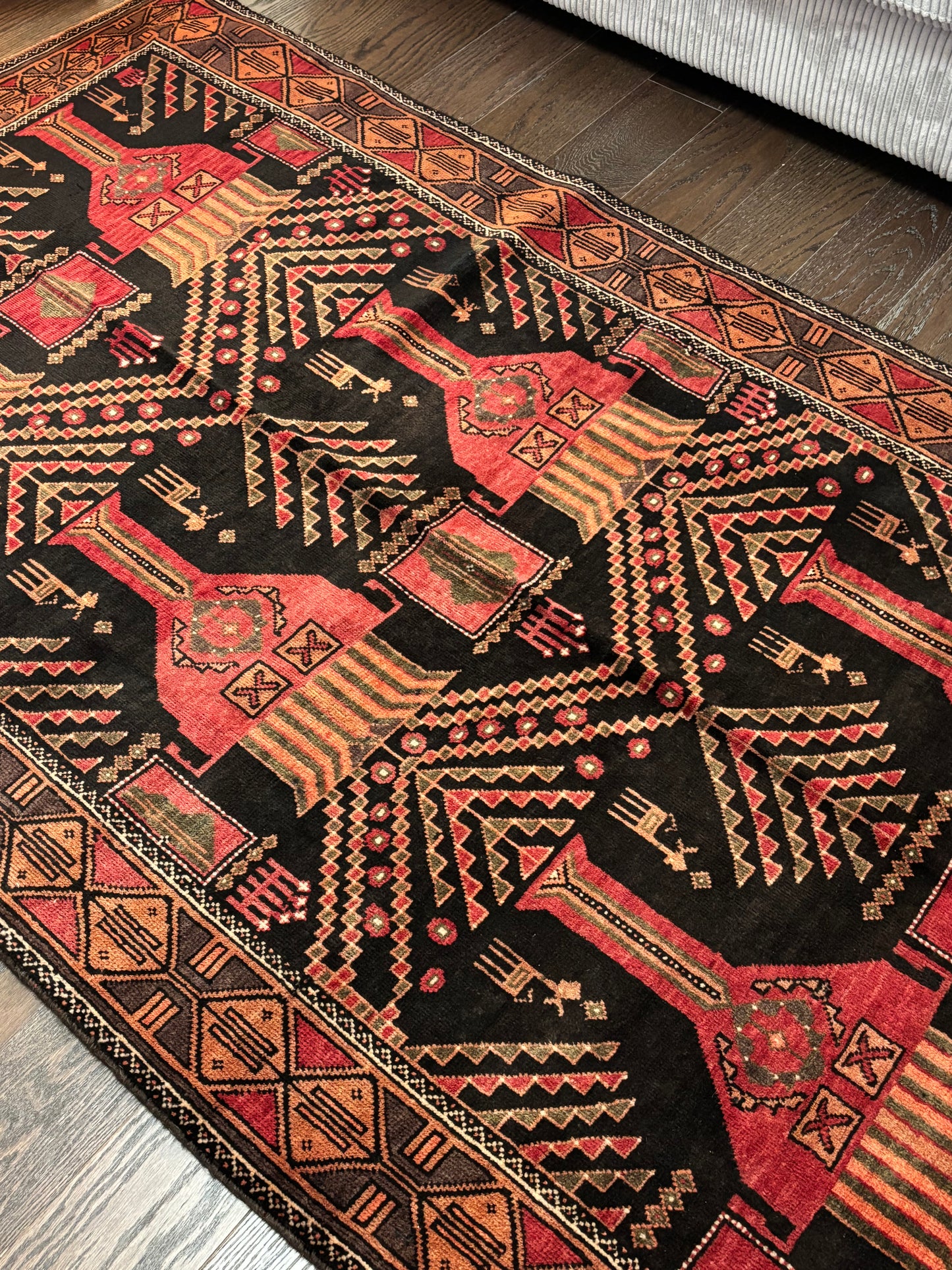 Lori Runner rug semi-antique