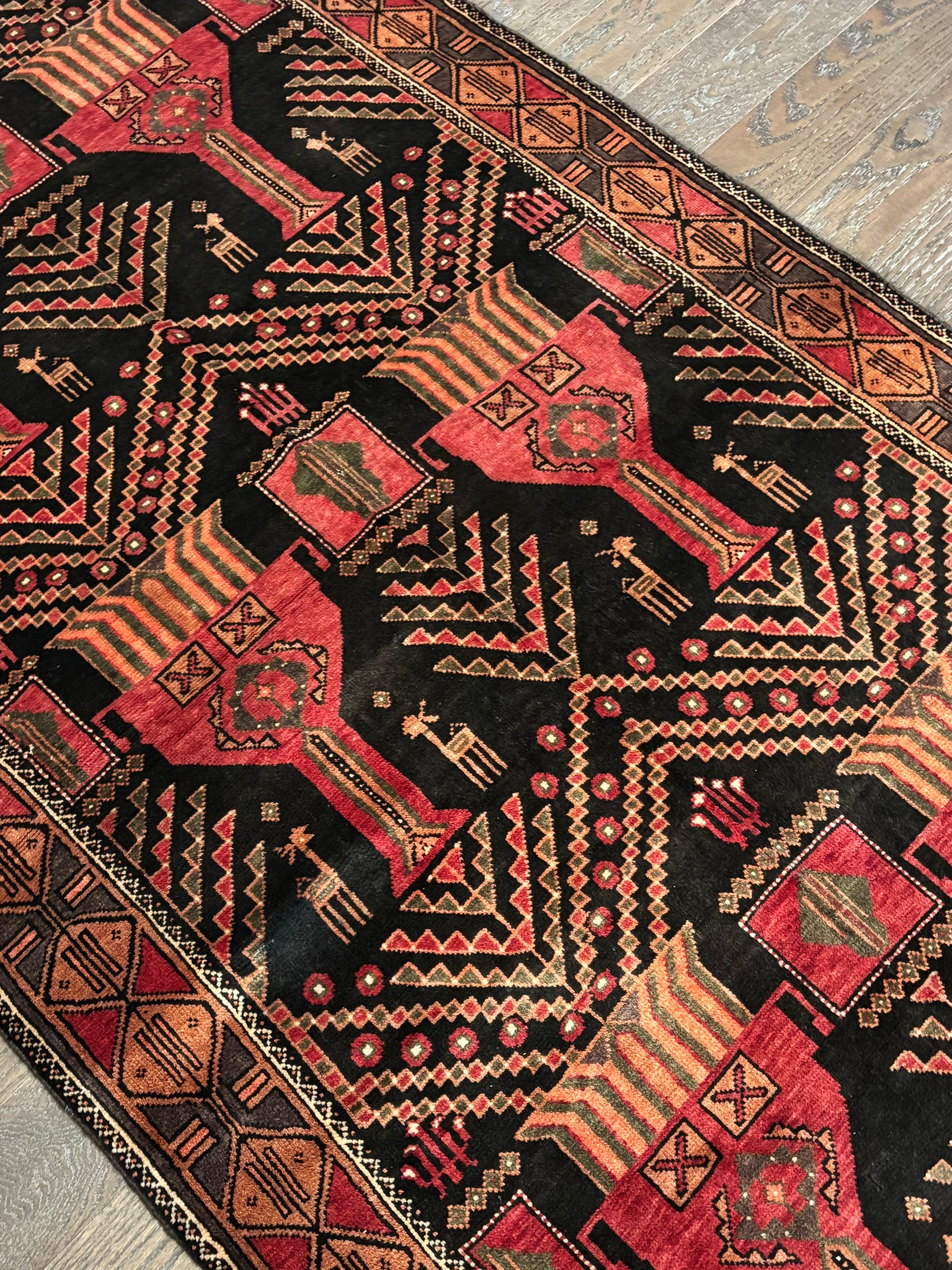 Lori Runner rug semi-antique