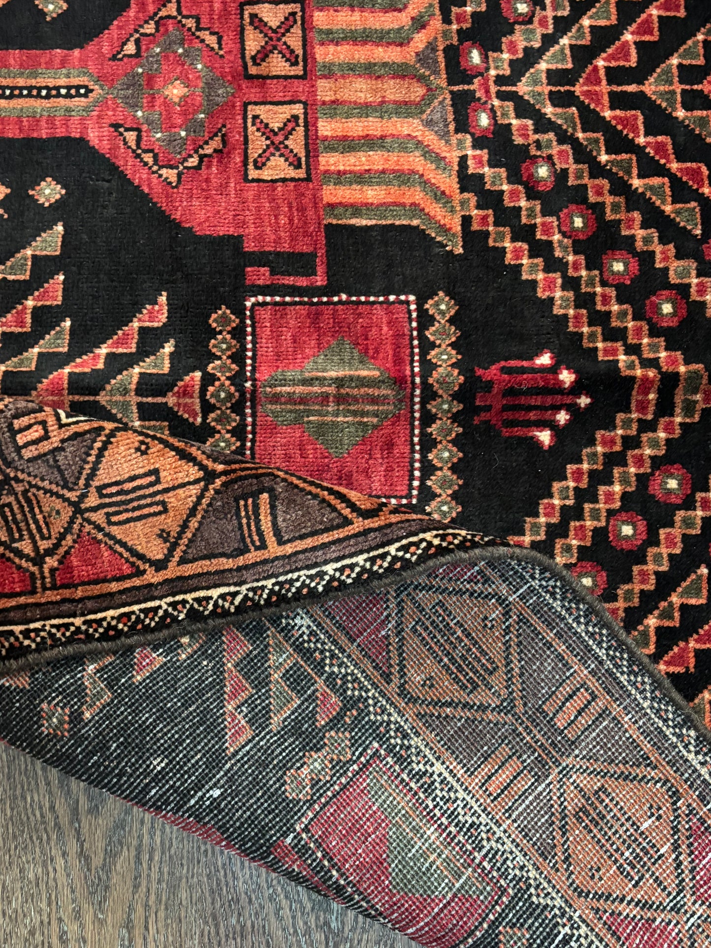 Lori Runner rug semi-antique