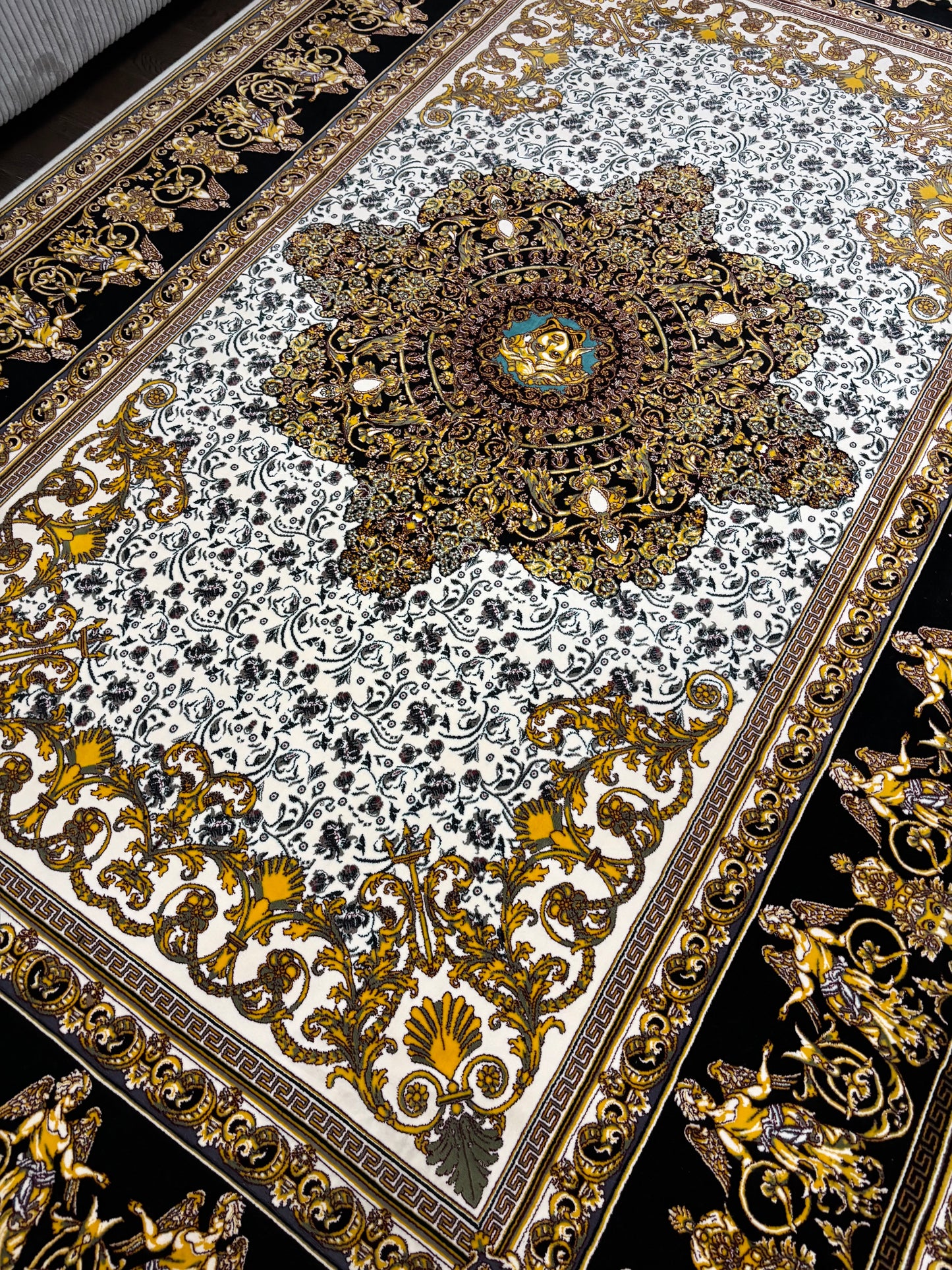 Versace machine made rug