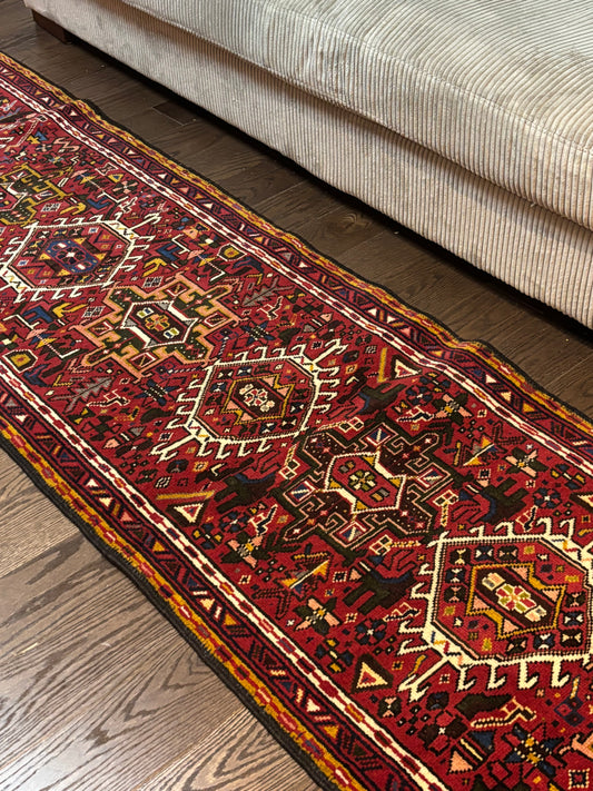 Karaja (Gharajeh) Runner rug handmade