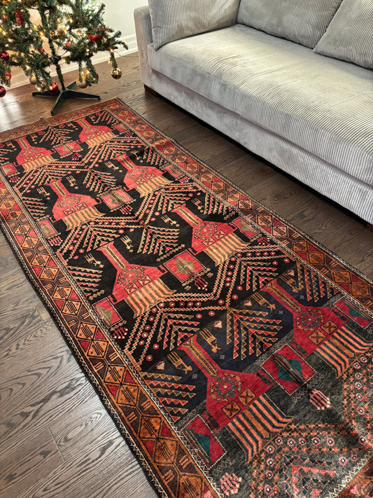 Lori Runner rug semi-antique